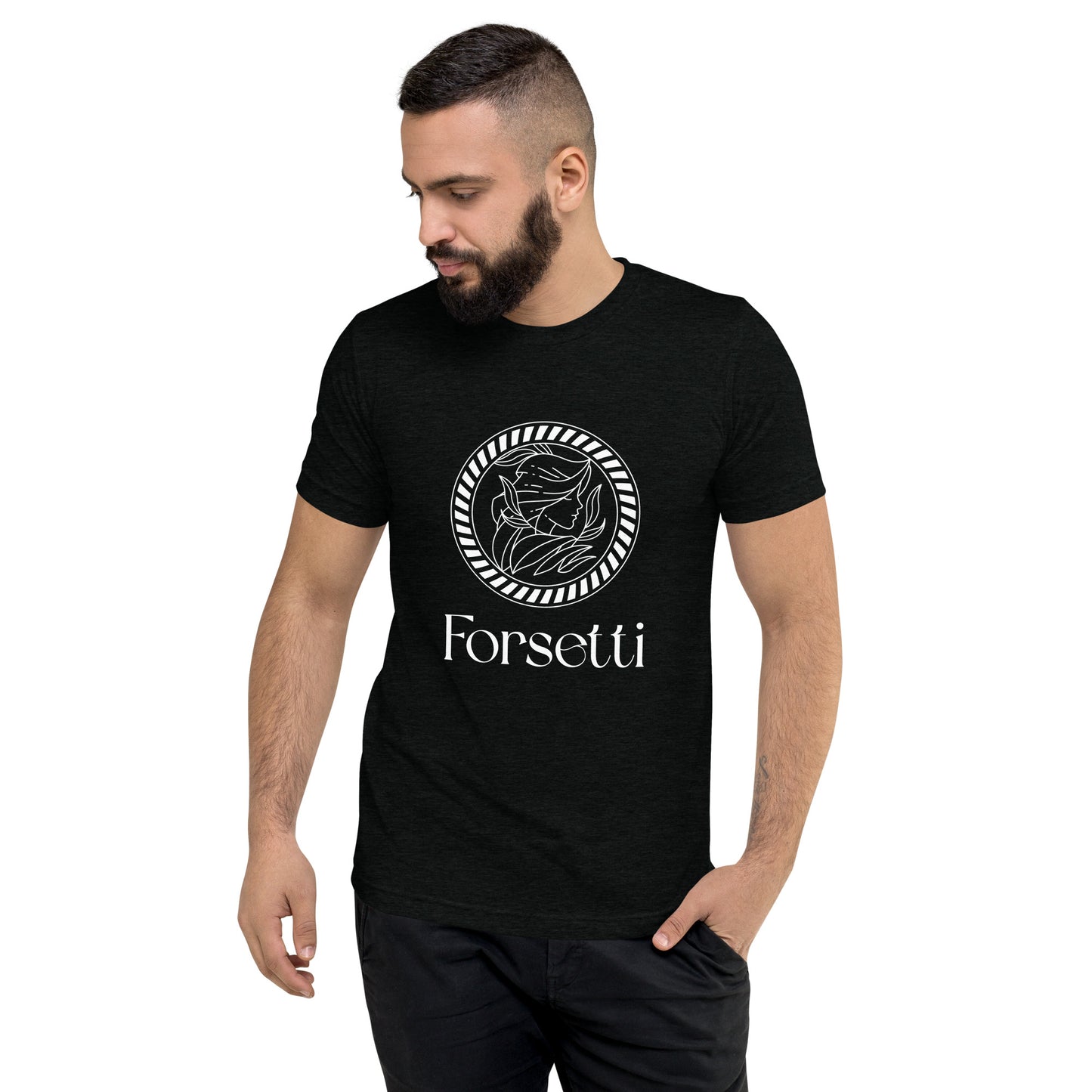 Forsetti Logo Unisex T-shirt Black